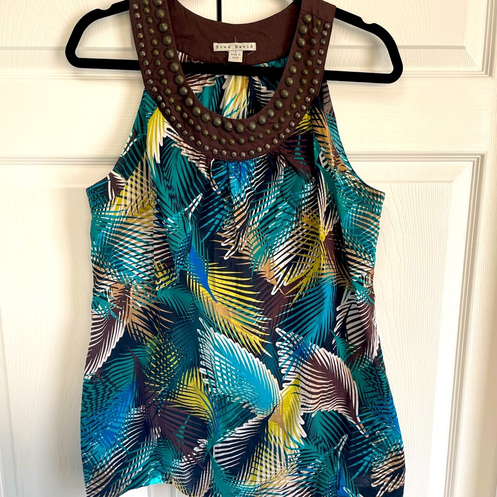 tropical tank top